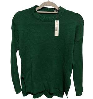Tahari fabric blend Sweater Green Women's Extra Small